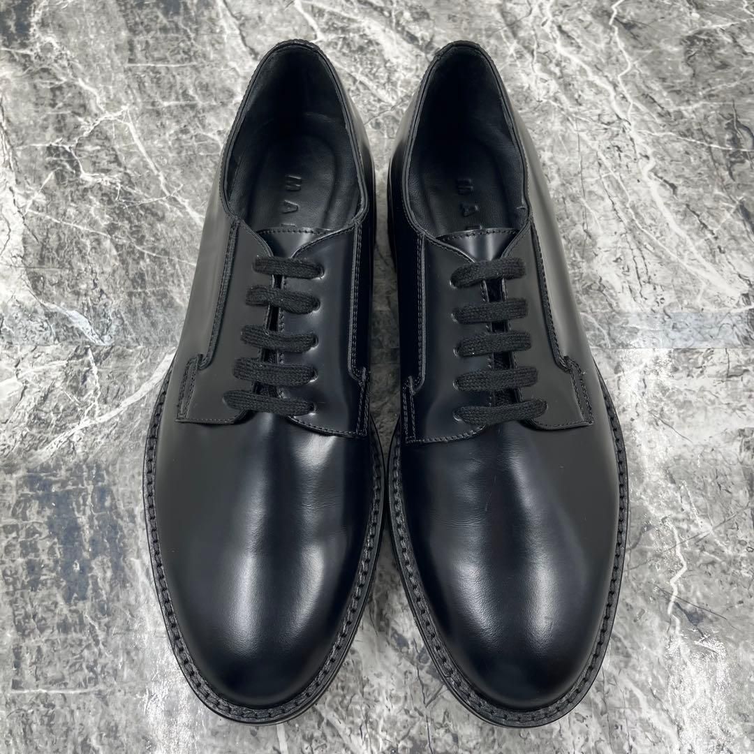 【mk】MARNI ブラックレザー ダービーシューズ 楽天市場】[TIME SALE] MARNI マルニ DADA DERBY ダダ トラックソール