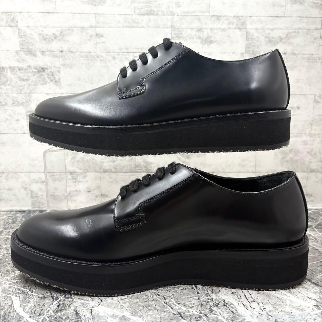 新品】 マルニ ダービーシューズ 41 26cm 革靴 ブラック レザー 厚底