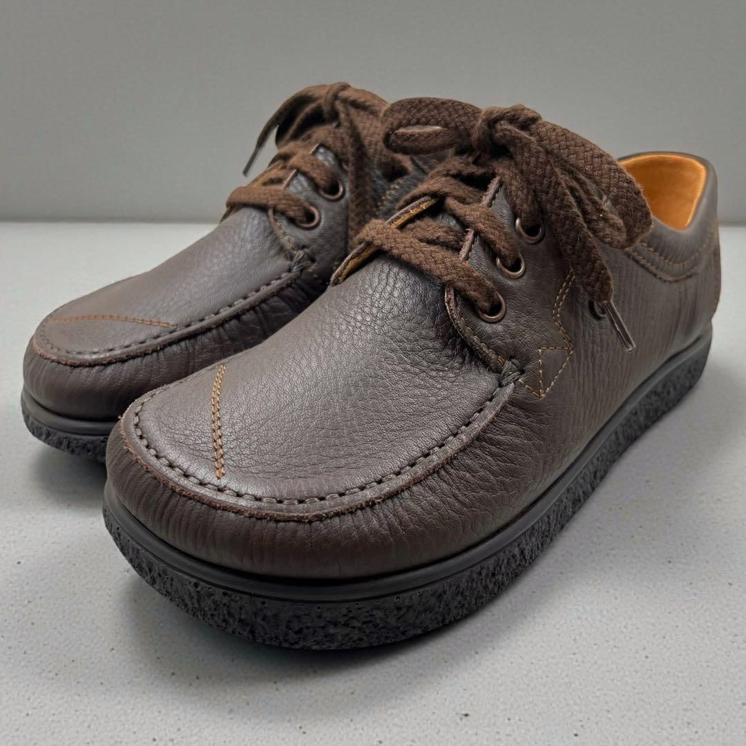 新品未使用 jacoformヤコフォーム レザー コンフォートシューズ 4 茶 未使用】 ヤコフォーム コンフォートシューズ 4サイズ ブラウン