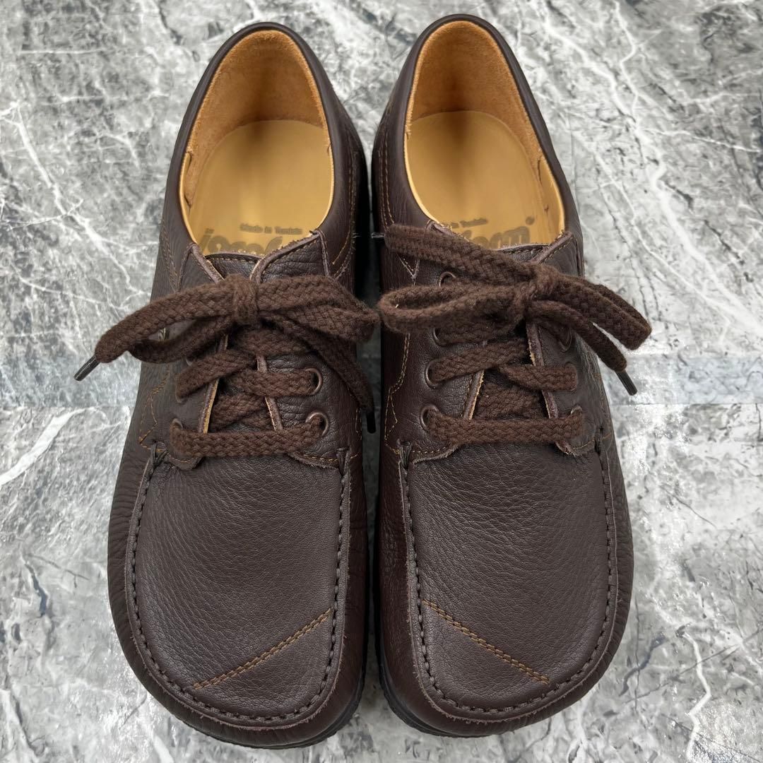 新品未使用 jacoformヤコフォーム レザー コンフォートシューズ 4 茶 未使用】 ヤコフォーム コンフォートシューズ 4サイズ ブラウン