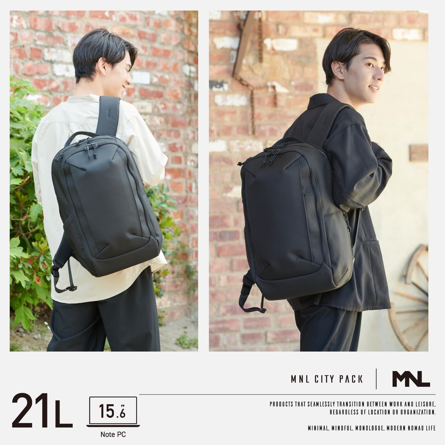 エレコム バックパック ビジネスリュック MNL CITY PACK CORDURA