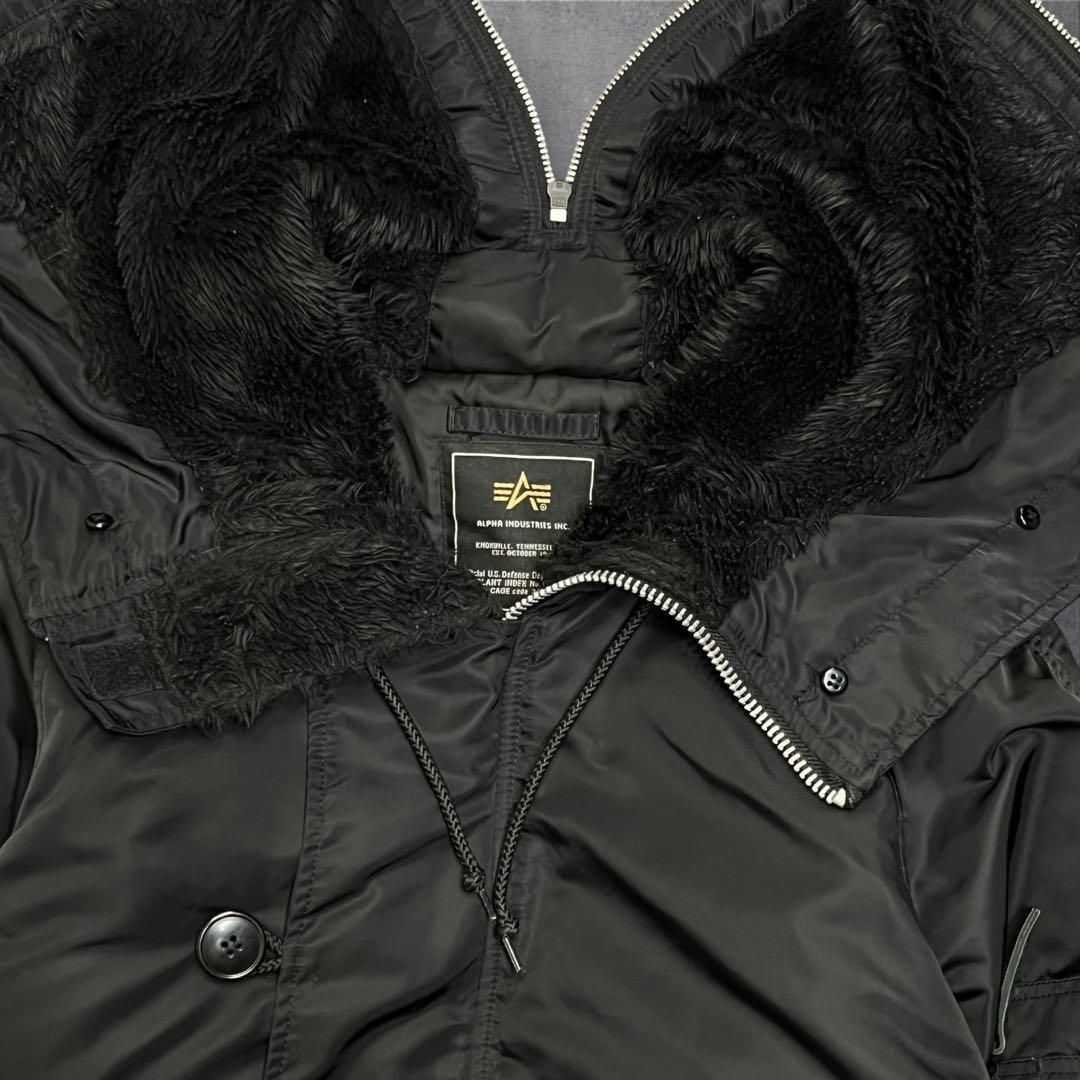 美品 アルファインダストリーズ N-2B フライトジャケット M ブラック