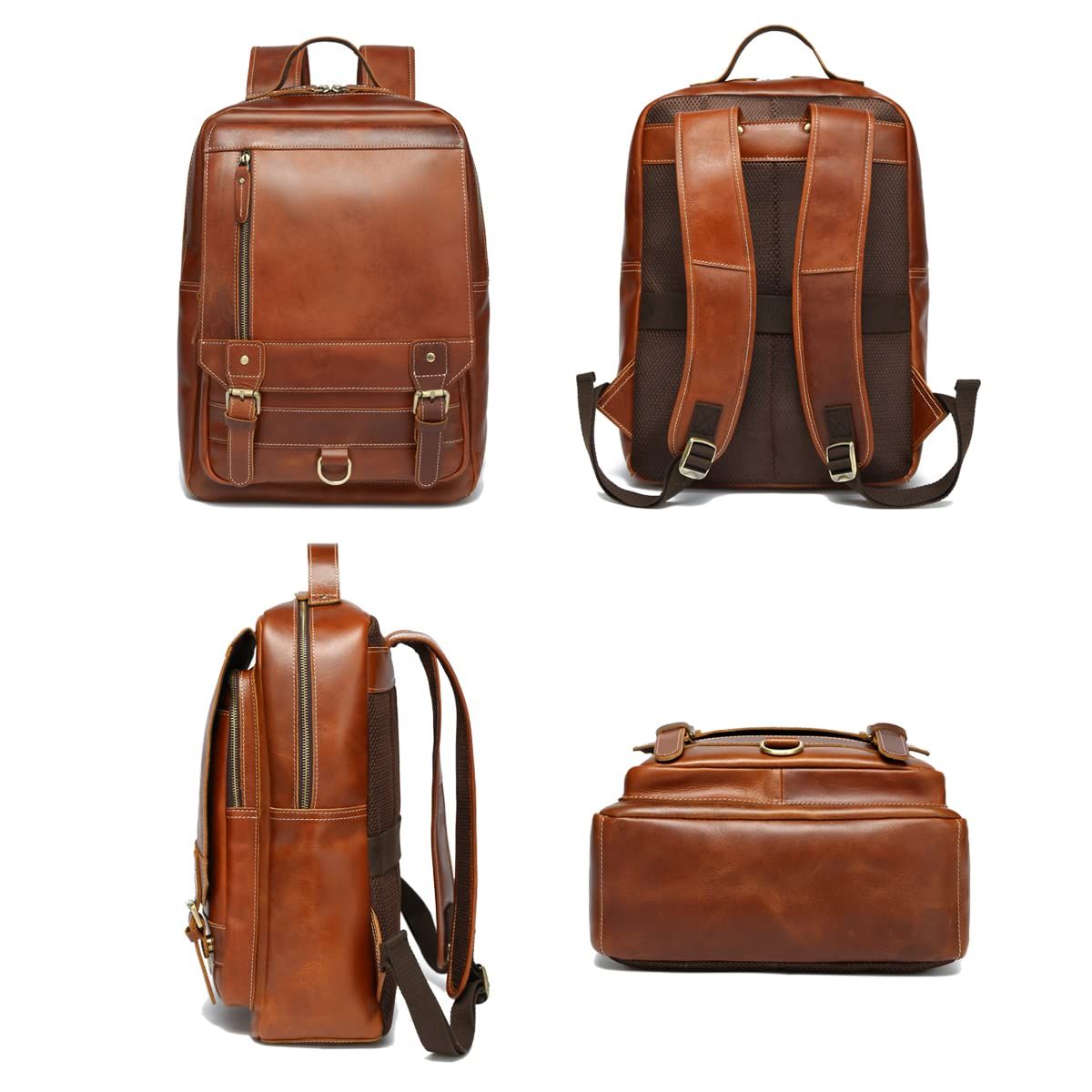 Morsut] リュック 本革 メンズ リュックサック バックパック ビジネス