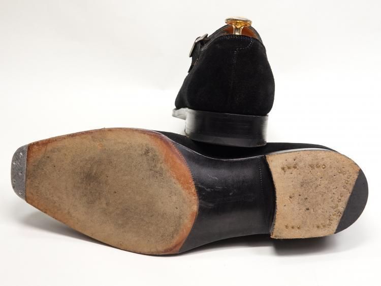 078 / 0122 極上 エドワードグリーン シングルモンク ブラック