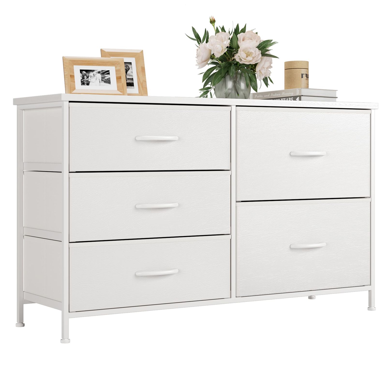 Nicehill タンス 収納 チェスト 洋服収納 3段5杯 箪笥 リビング収納