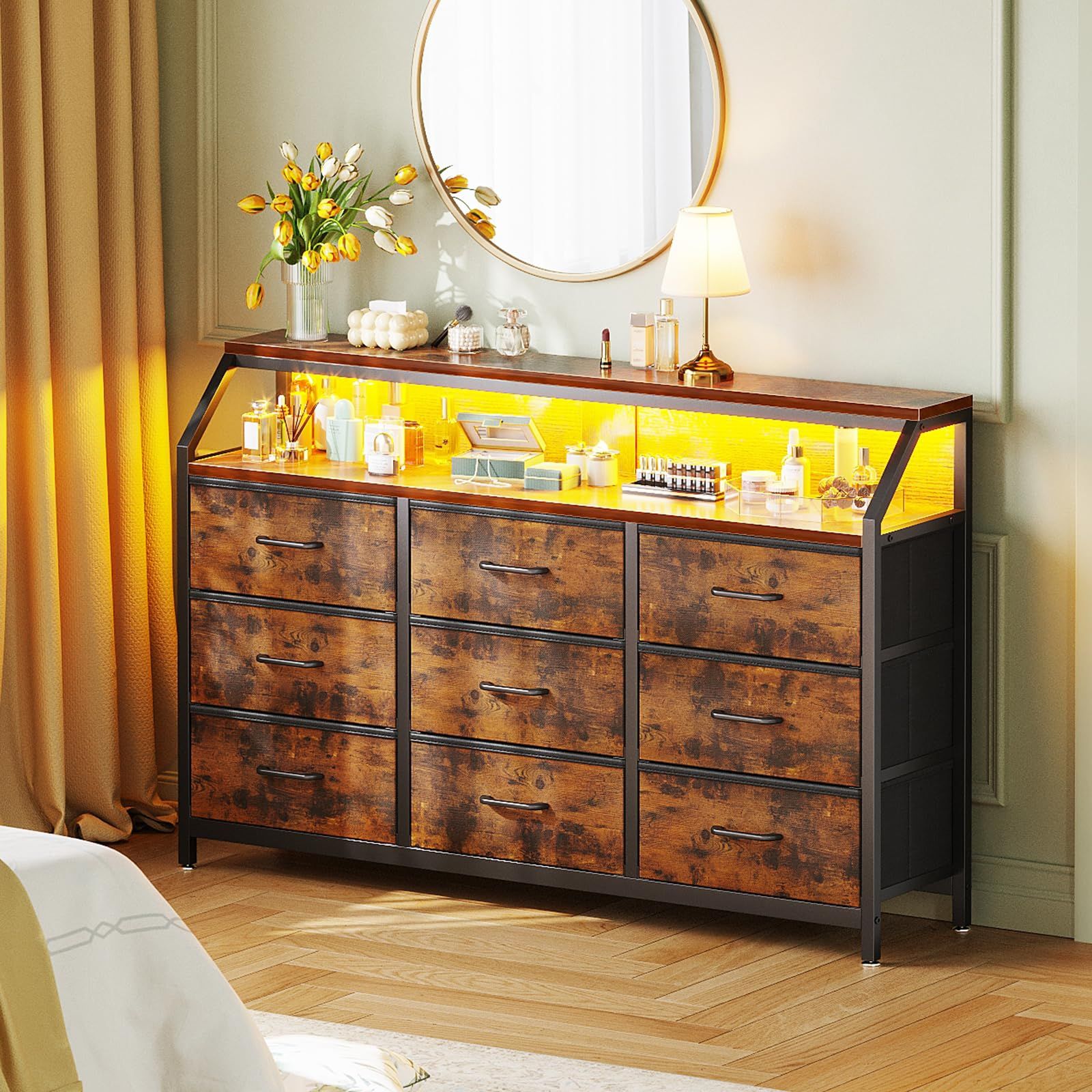 【るう】2点セット うつぶせ寝 AODK タンス チェスト 衣裝ケース 7187UOKi56L._AC_UF350,