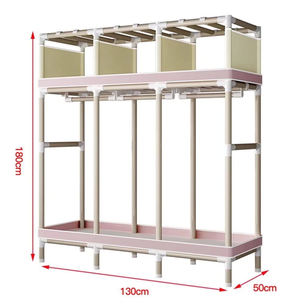 SUKIZUKI ワードローブ カバー付き 頑丈 大容量 ストレージ
