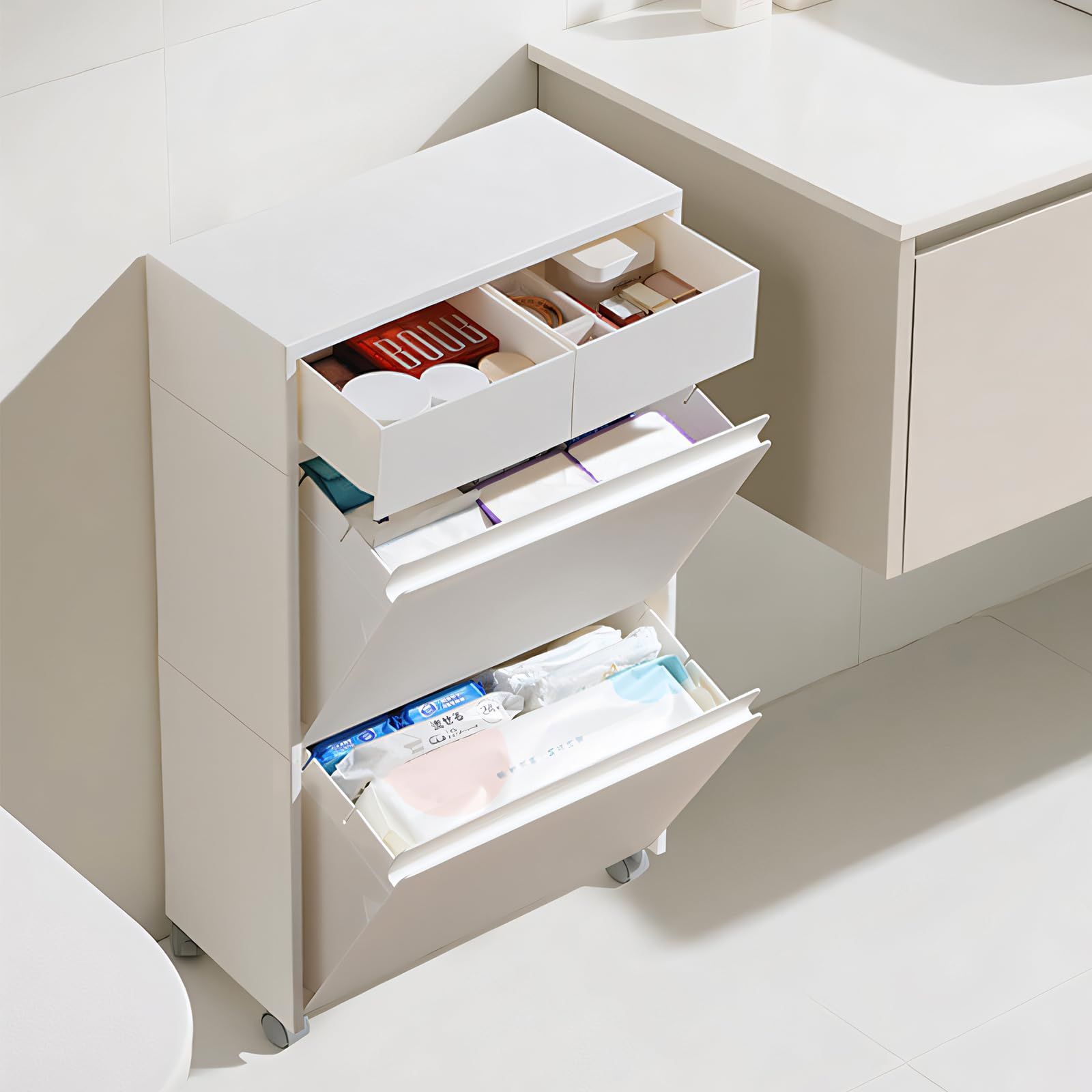 Jetyield 収納チェスト キャスター付き タンス キャビネット 引き出し