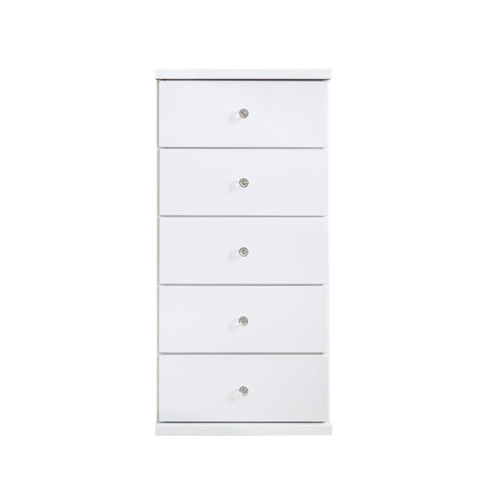 関家具(Sekikagu) チェスト 40cm幅5段 ホワイト nakakei キャンディ