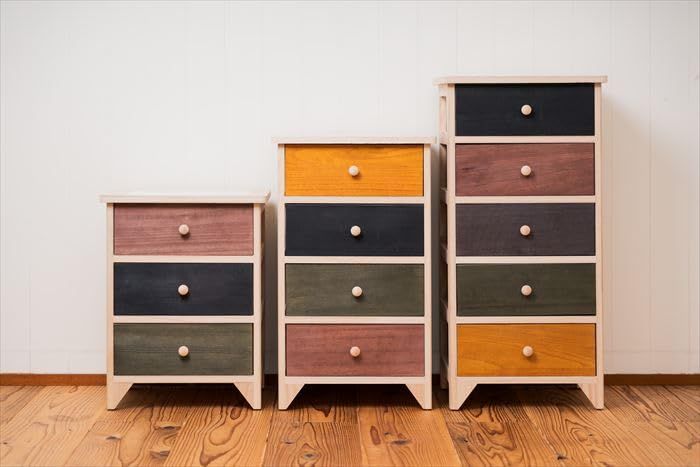 木製 タイル天板 4段チェスト タイル天板桐製チェスト 4段 4段チェスト - メルカリ