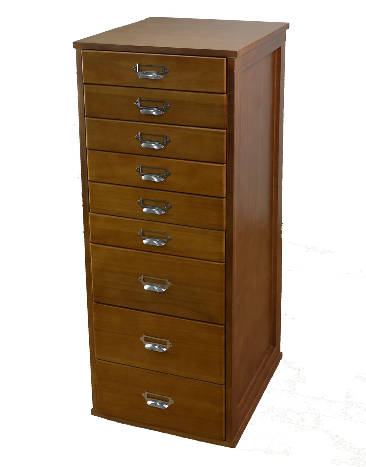 大竹産業 桐製 ファイルチェスト 書類チェスト A4収納 9段 完成品