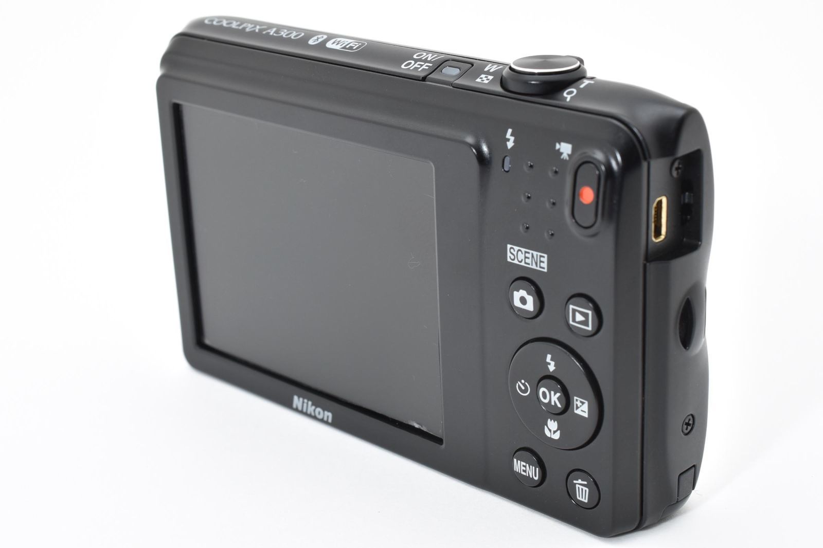 美品・動作良好】Nikon COOLPIX A300 ブラック 薄型軽量119g！ 20MP