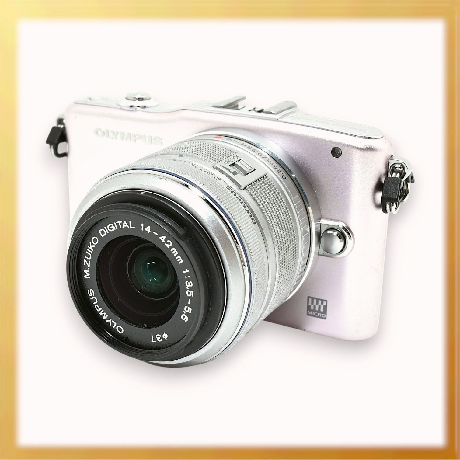 極美品｜OLYMPUS PEN Mini E-PM1 レンズセット ピンク｜M107 - メルカリ