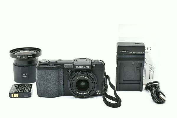 【ワイコン2種付き】RICOH Caplio GX100 with VF-1 ワイコン2種付き】RICOH Caplio GX100 with VF-1 ワイコン2種付き