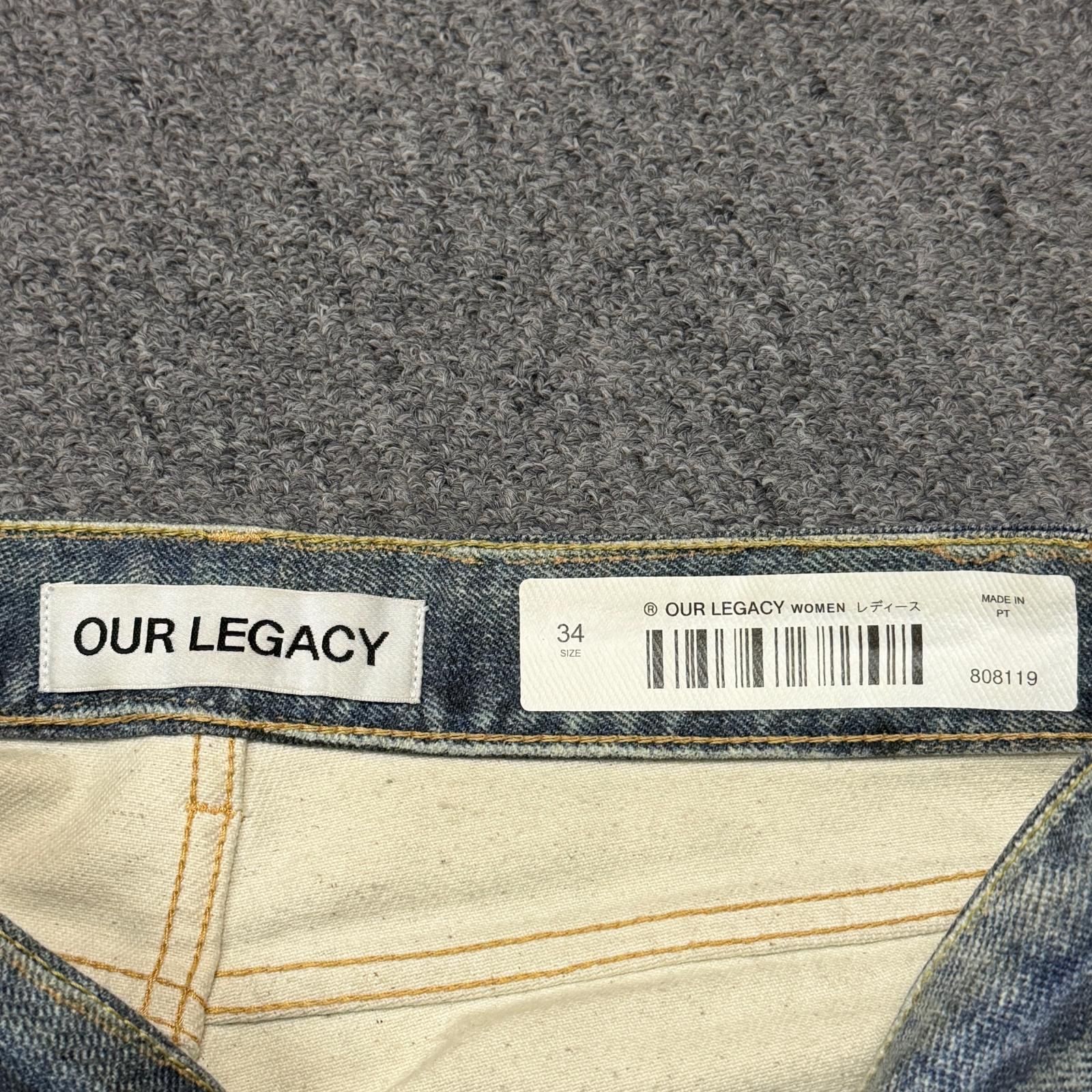 Our Legacy FULL CUT 転写デニムパンツ ジーンズ アワーレガシー 