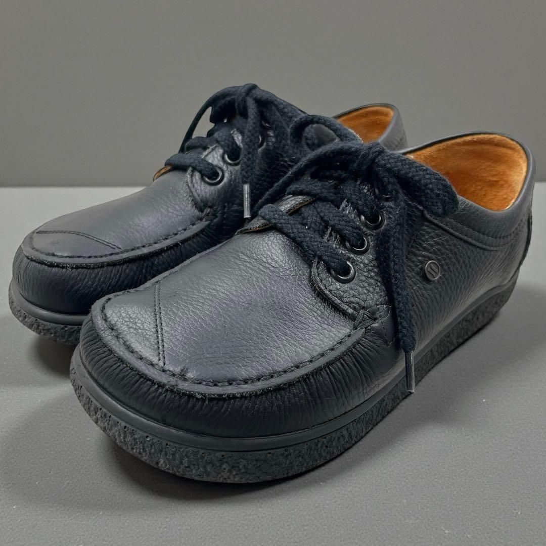 ヤコフォーム コンフォート レザーシューズ ブラック 外反母趾 美品】 ヤコフォーム コンフォートシューズ 4サイズ ブラック 外反母趾