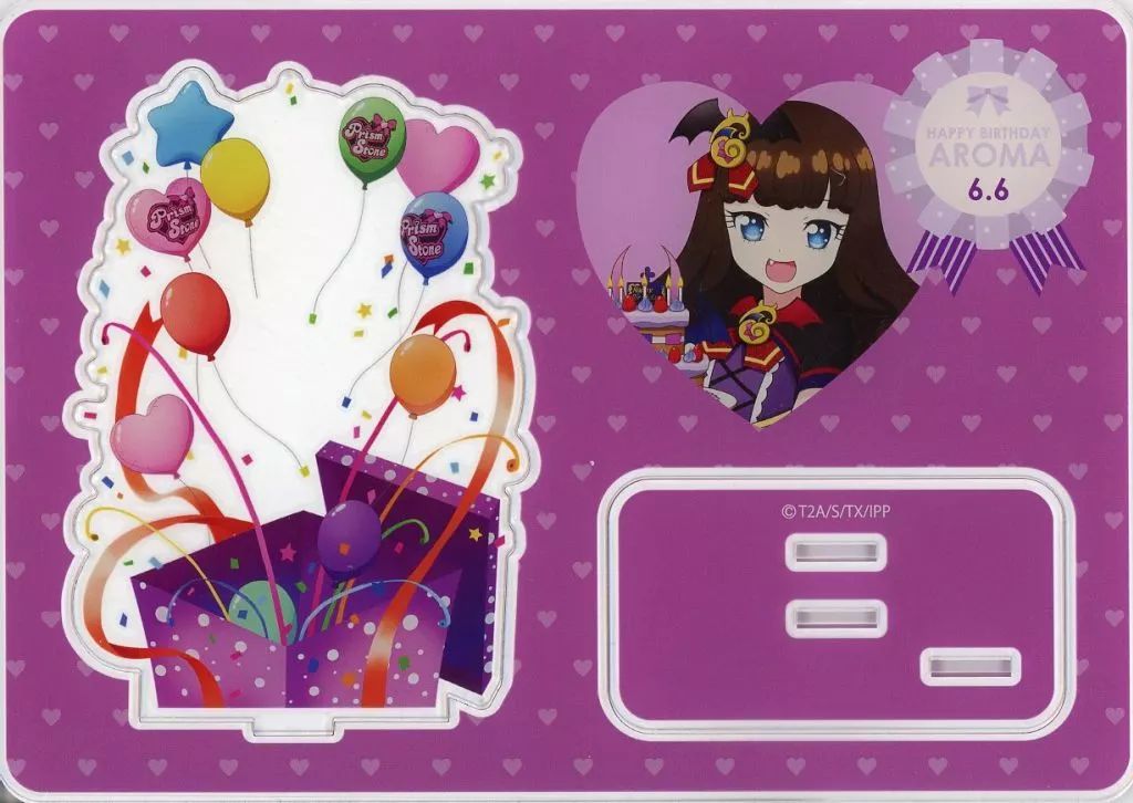 中古】アクリルスタンド・アクリルパネル 黒須あろま 背景台座アクリル