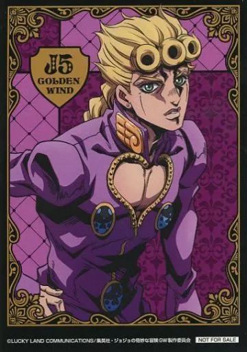 ジョジョの奇妙な冒険 5部 キャラクターカード ジョルノ・ジョバーナ