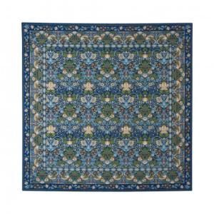 川島織物セルコン Morris Design Studio イチゴドロボウ ラグ 約 KF 1709 B ブルー 2241053