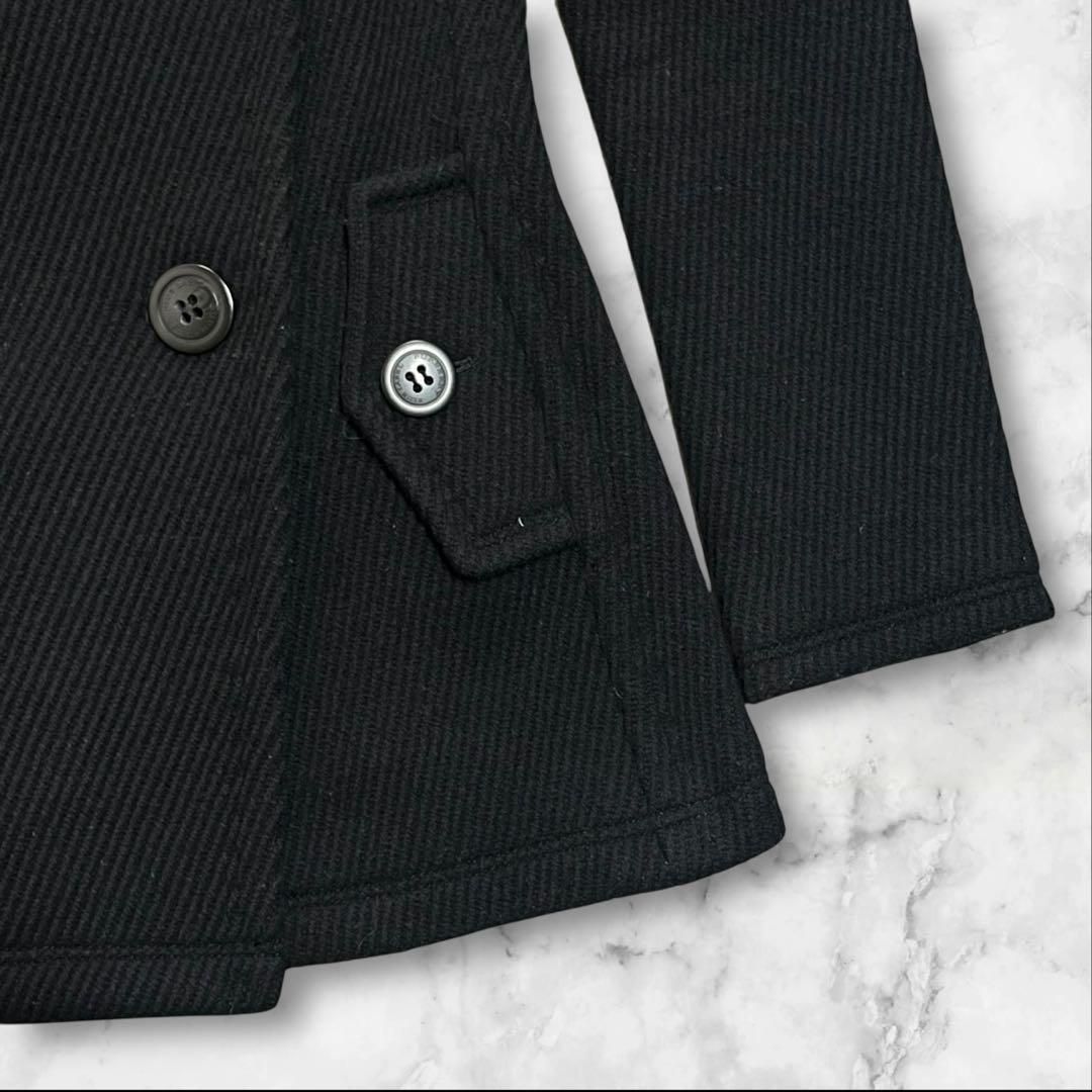 美品 バーバリーブルーレーベル Pコート ダブル 38 ブラック 4B