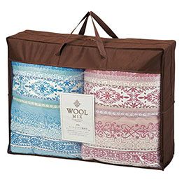 ウールミックス ウール混肌ふとん2 P 羊毛50% 保温力 適度な弾力が体に心地よく寄り添う