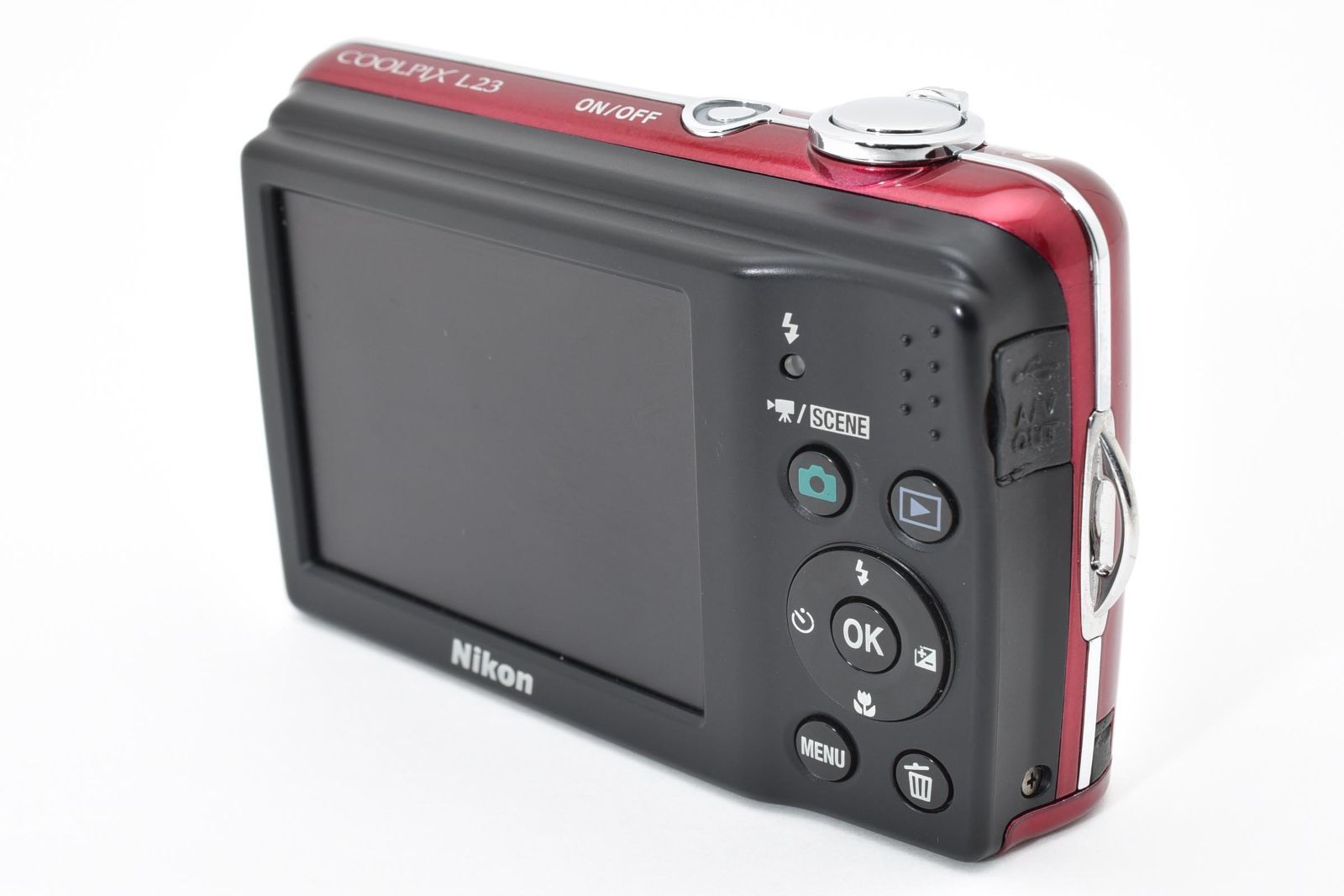 美品・完動品】Nikon COOLPIX L23 レッド 動作確認済 ニコン