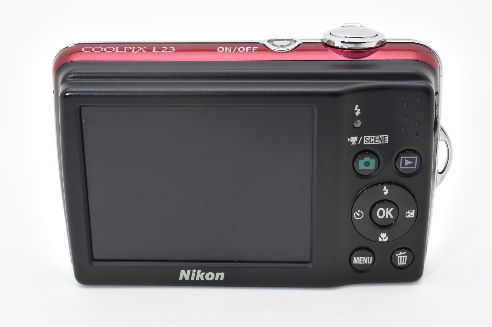 美品・完動品】Nikon COOLPIX L23 レッド 動作確認済 ニコン