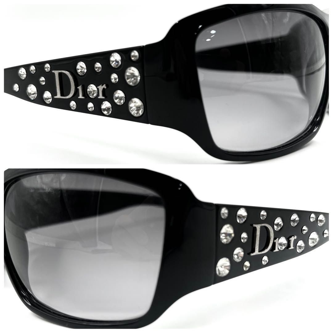 レア】ディオール サングラス ライトストーン ブラック グラデ