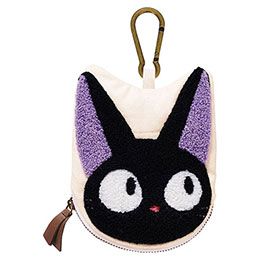 丸眞 スタジオジブリ 魔女の宅急便 ジジ ダイカットジジ ダイカットポーチ ポーチ 小物入れ カラビナ付き 入数 3