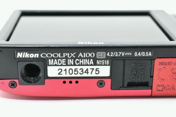 美品｜Nikon COOLPIX A100 光学5倍 2005万画素 クールピクス デジタル
