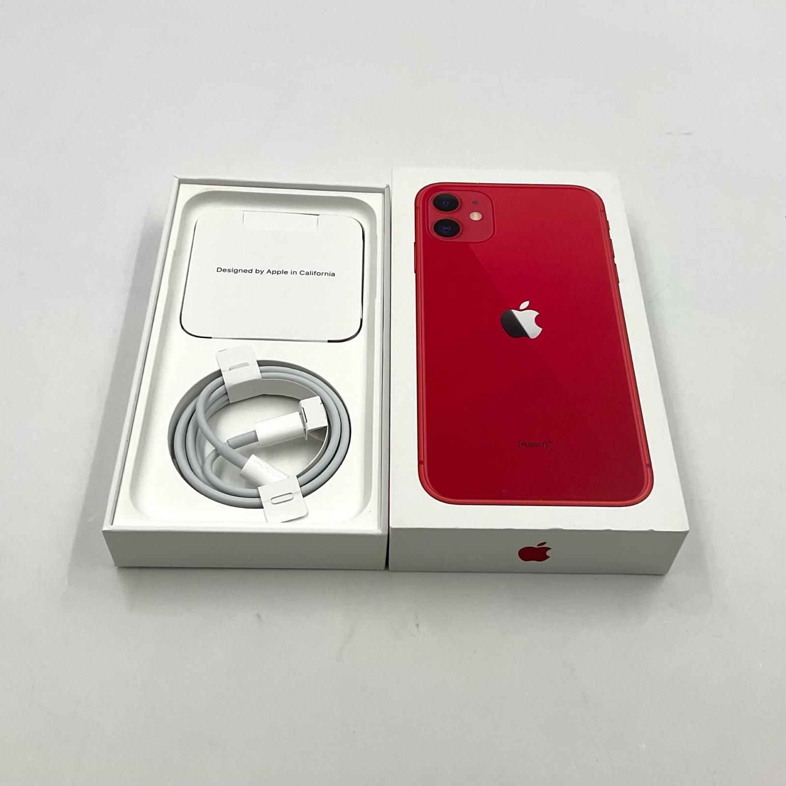 全額返金保証】【最速発送】 iPhone 11 64GB (PRODUCT)RED au