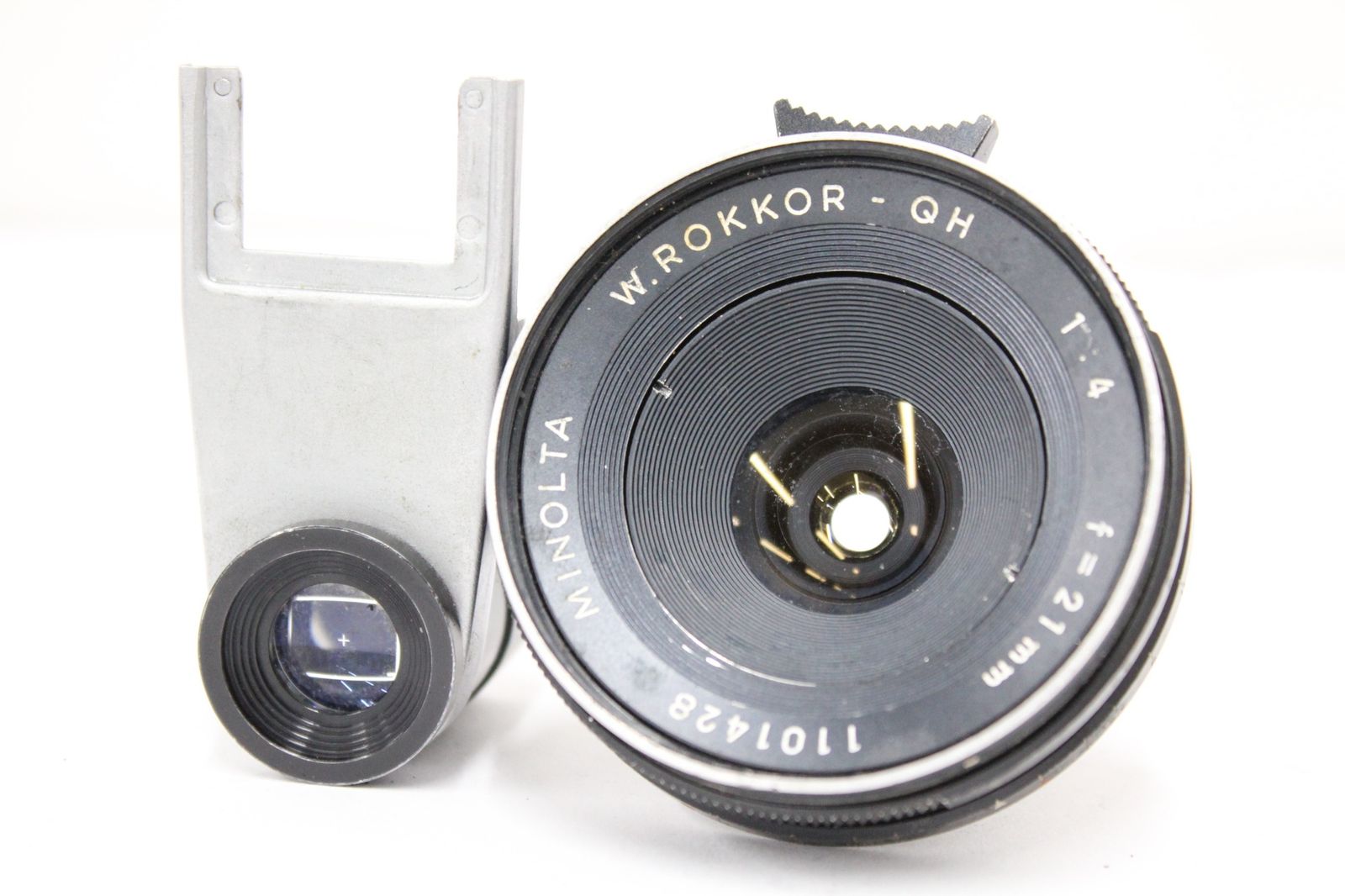 返品保証】 ミノルタ Minolta W.Rokkor-QH 21mm F4 + 21mmファインダー