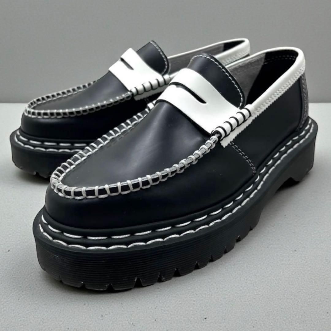 極美品】ドクターマーチン PENTON BEX UK4 ローファー ブラック - メルカリ