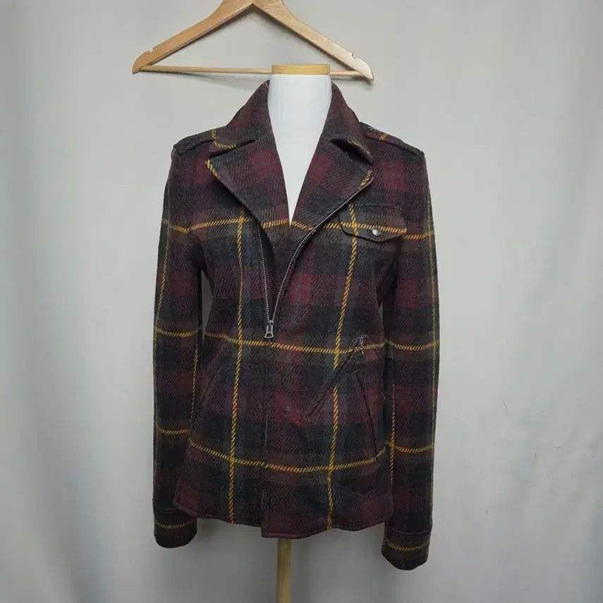 ラルフローレン チェックライダース レディースＭ ラルフローレン レディース ヴィンテージ CHECK ウール ライダース