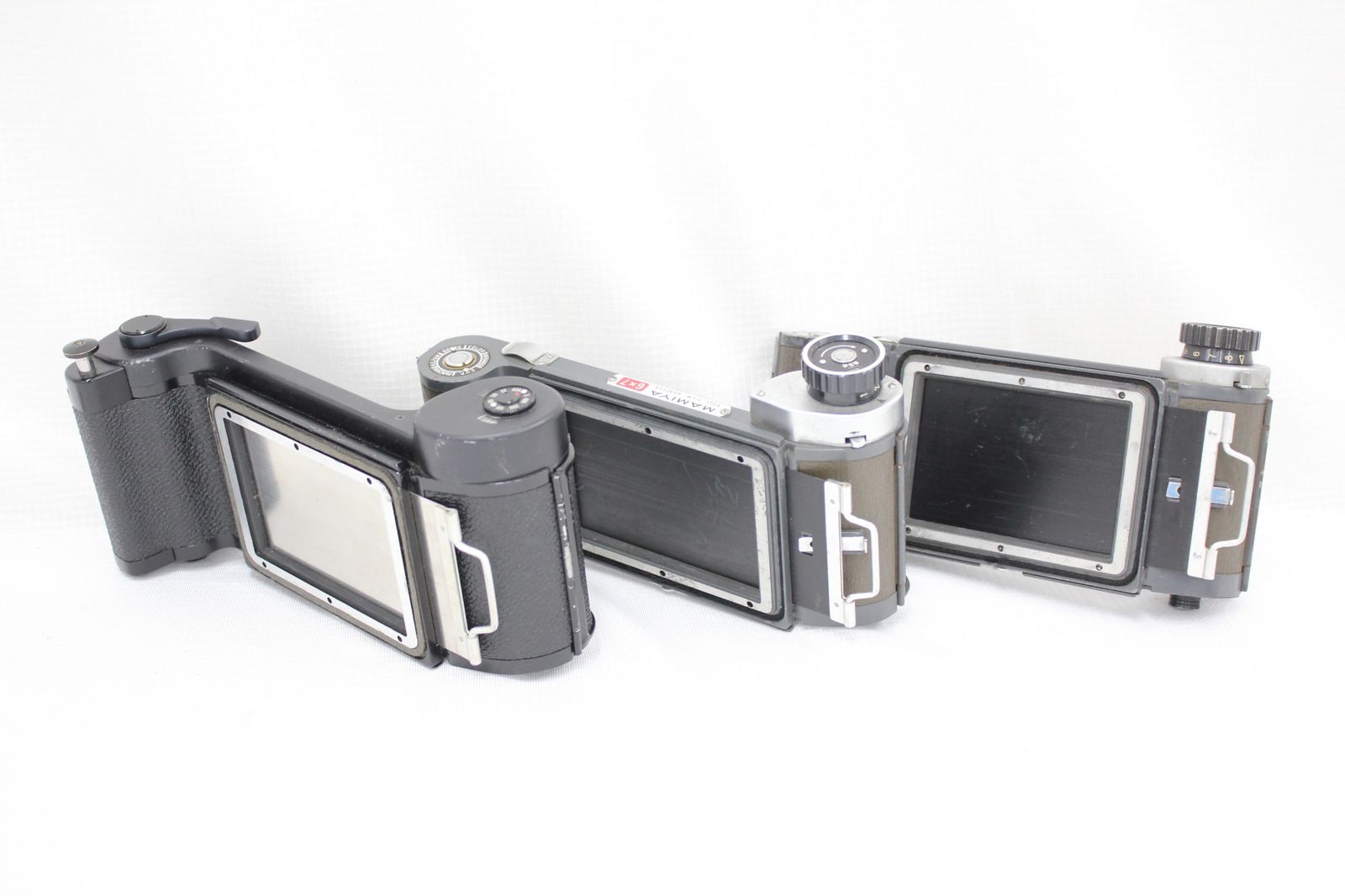 返品保証】 マミヤ Mamiya 6×9 , 6×7 2個 ロールフィルムホルダー 3個