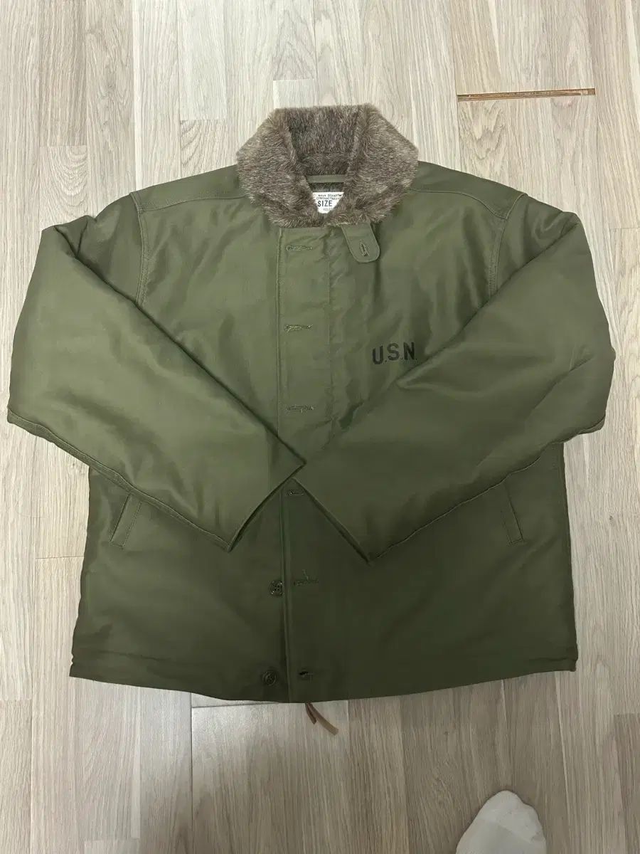 42 ヒューストン n-1 デッキジャケット オリーブ - メルカリ