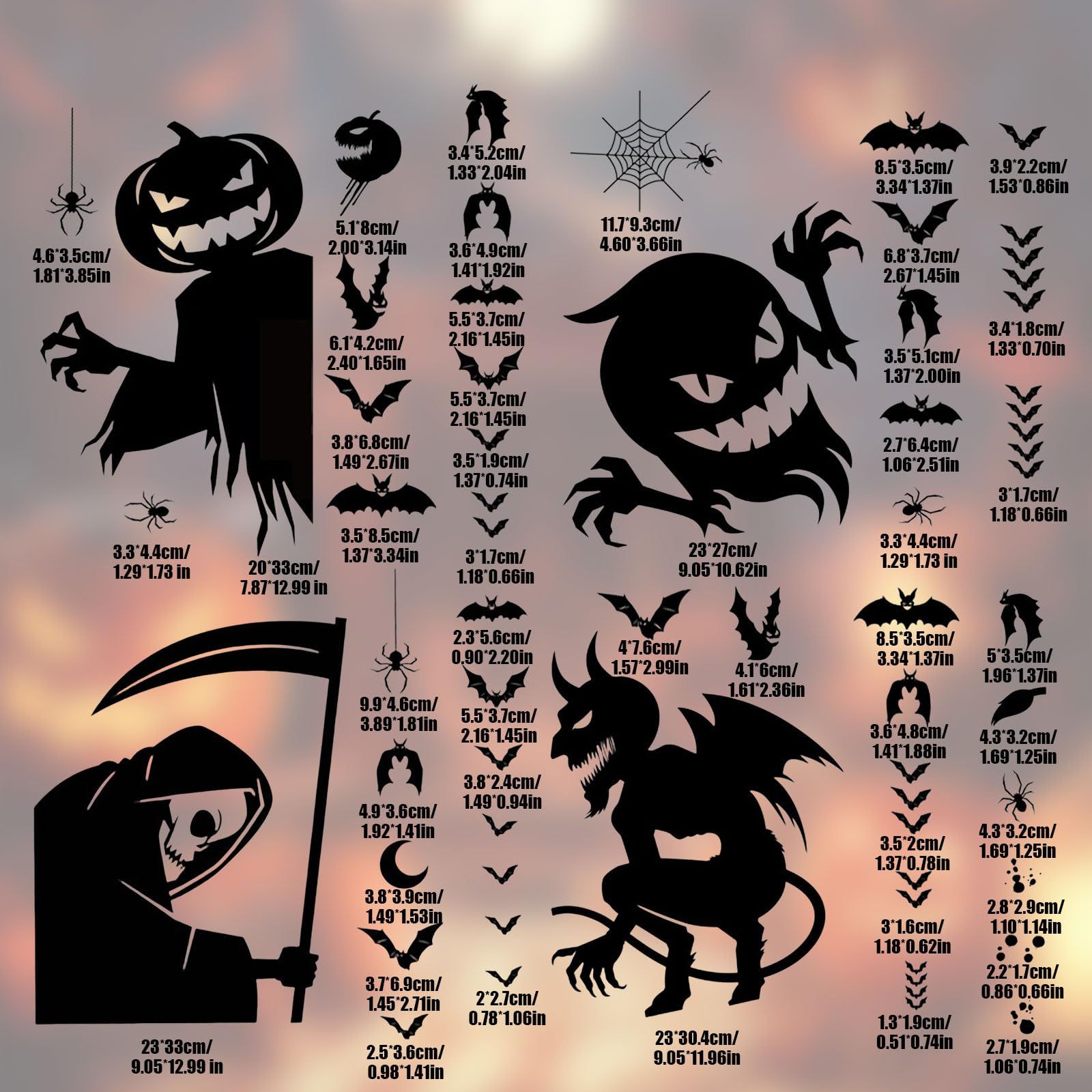 窓 ハロウィン ハロウィン 飾り ハロウィン シール 窓ステッカー