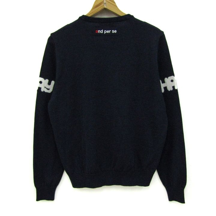 【美品】アンパスィ　セーター　LLサイズ アンパスィ ニット セーター 長袖 未使用 大きいサイズ ウール混