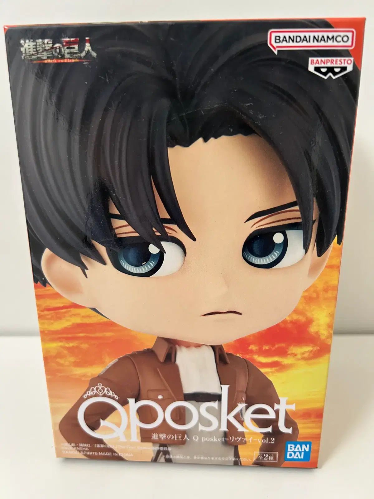 未開封 進撃の巨人 Q posket Qposket リヴァイ エレン・イェーガー
