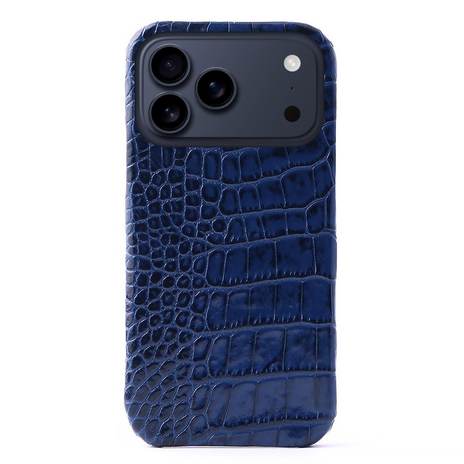 新品 ABBI SIGNATURE iPhone 17 Pro Max 用 ケース 日本製 イタリアン本革 LIPARI バックカバー [ MagSafe対応 クロコ型押し ベジタブルタンニンレザー 革職人ハンドメイド スリム デザイン 無線充電対応 ] AB