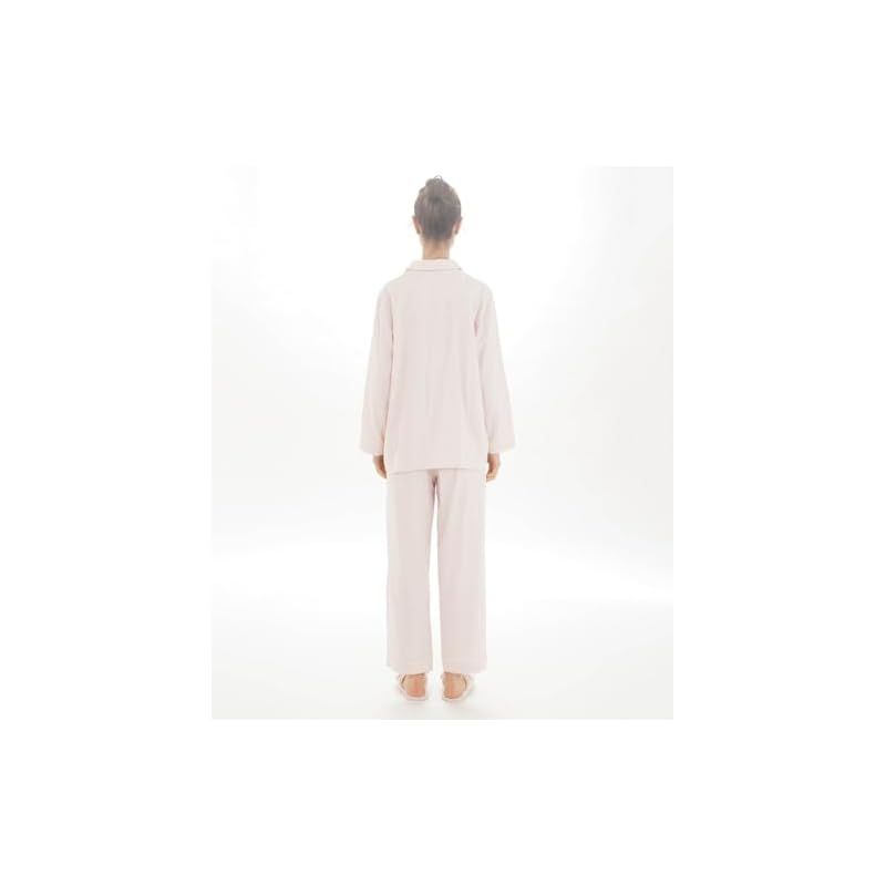 ナルエー] パジャマセット コットンサテンダブルガーゼパジャマ