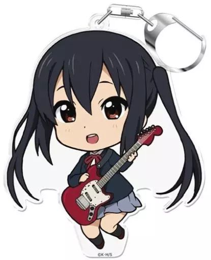 中古】雑貨 中野梓 ぷにこれ!キーホルダー(スタンド付) 「けいおん