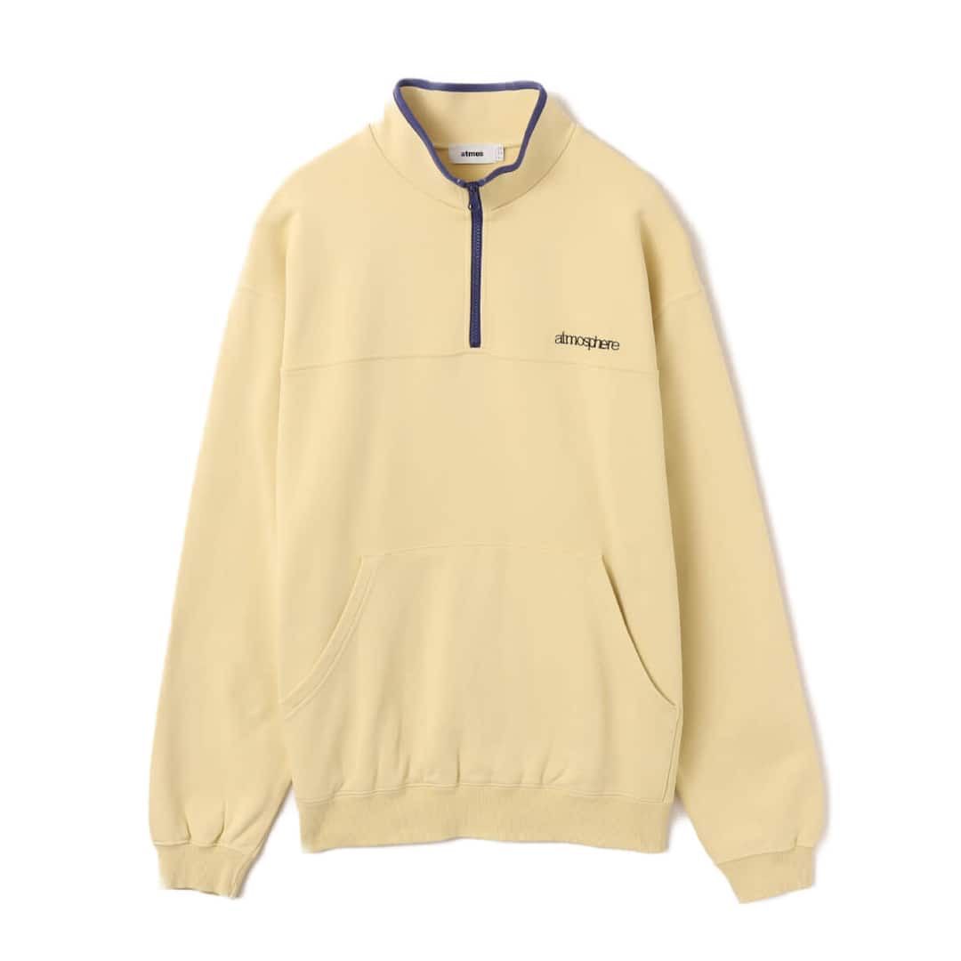CHM atmos アトモス ハーフジップ スウェット イエロー atmosphere 