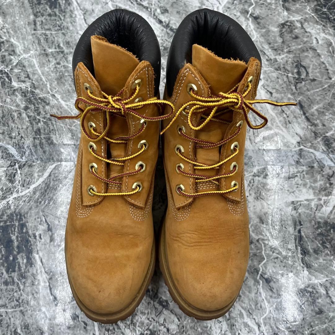 美品】 ティンバーランド プレミアムブーツ 24cm キャメル ヌバック