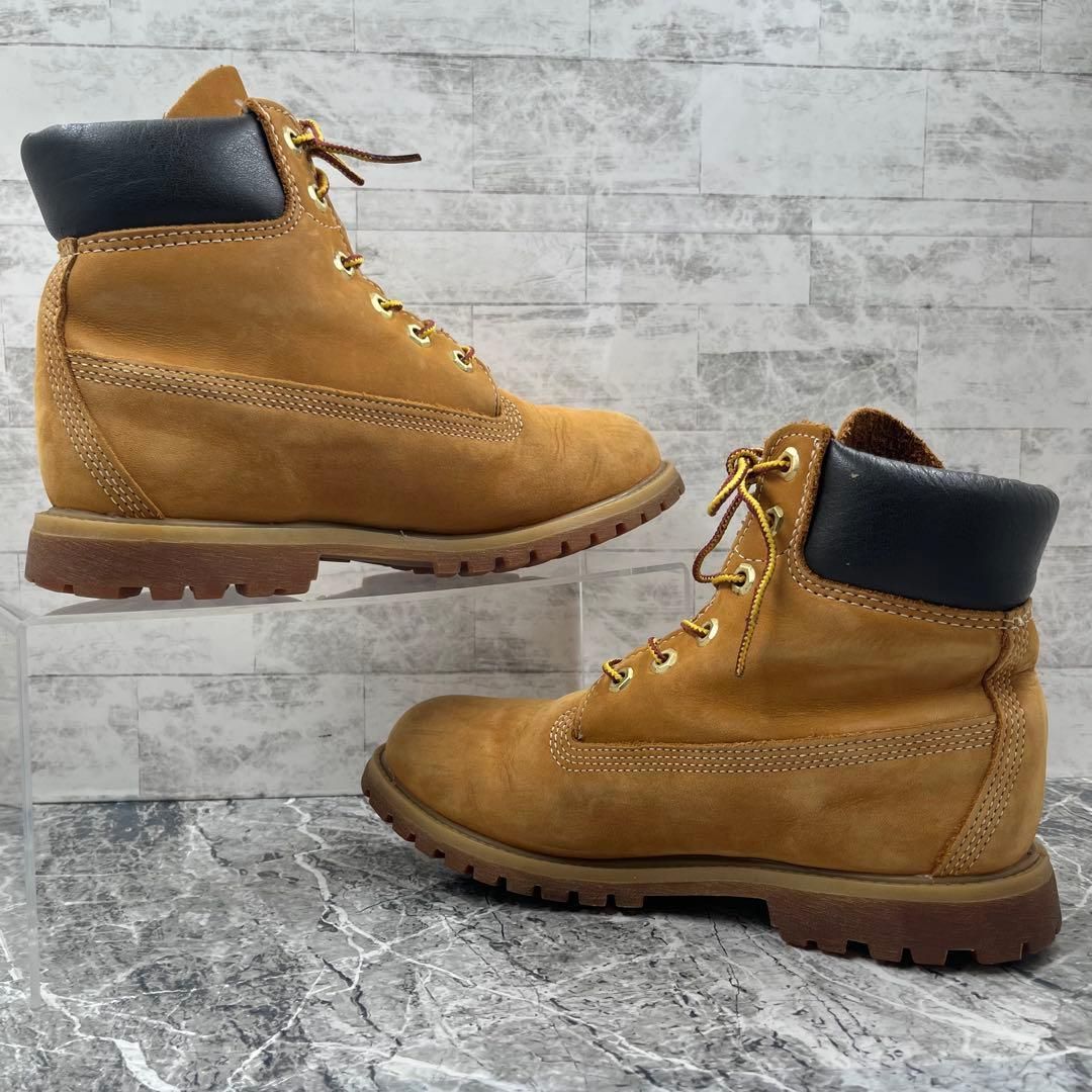 美品】 ティンバーランド プレミアムブーツ 24cm キャメル ヌバック