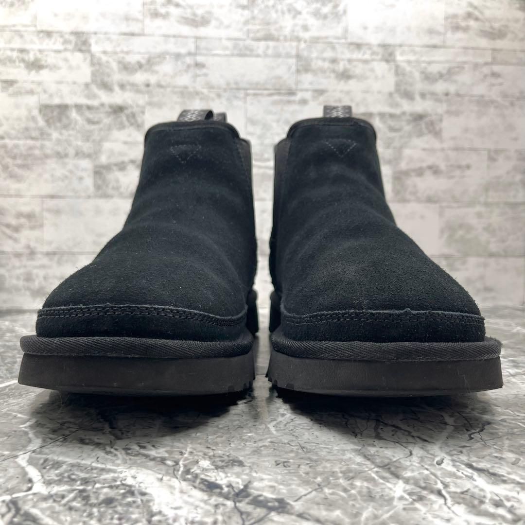 美品 UGG アグ ニューメル チェルシーブーツ 27cm スエード ブラック