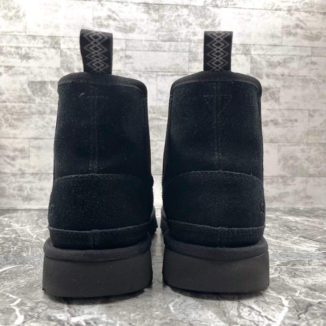 美品 UGG アグ ニューメル チェルシーブーツ 27cm スエード ブラック