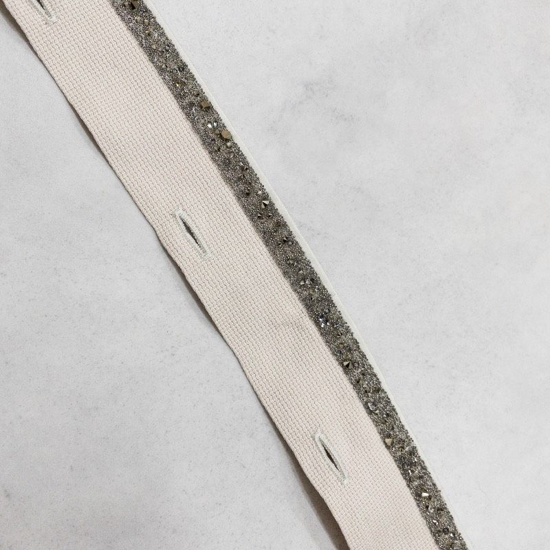 S MaxMara エスマックスマーラ フードトリム ビジュー ベージュ