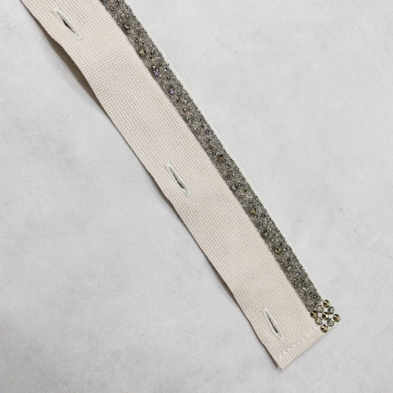 S MaxMara エスマックスマーラ フードトリム ビジュー ベージュ