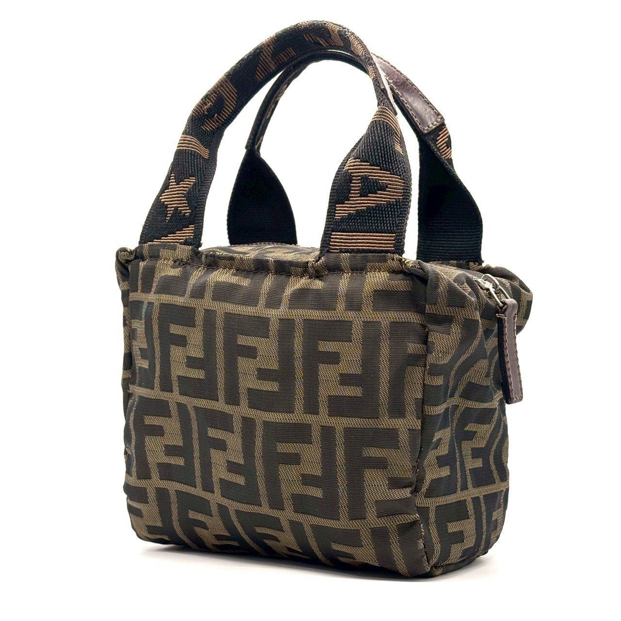 FENDI ハンドバッグ ズッカ Sold Out－【FENDIフェンディ】ワンショルダーハンドバッグ ズッカ（茶